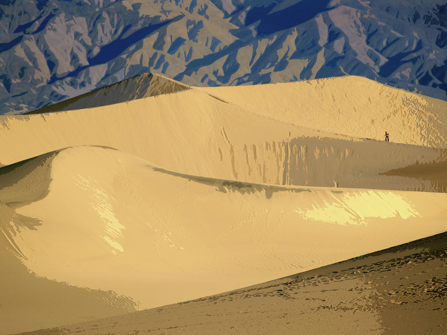 Death Valley Dunes Cutout Series Photograph by JustJeffAz Photography