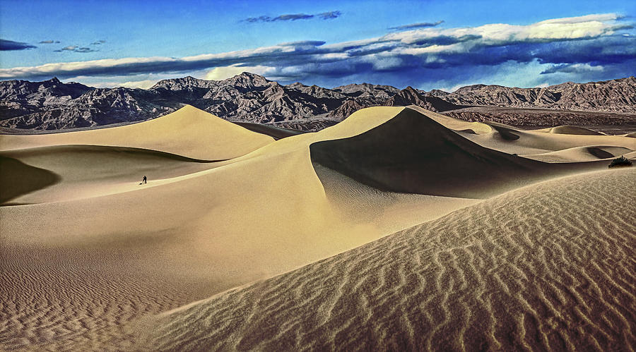 Death Valley Dunes Panorama, Death Valley National Park, California Photograph by Don Schimmel
