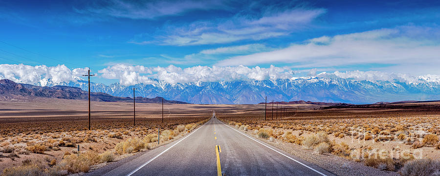 Death Valley NP Highway  Photograph by David Zanzinger