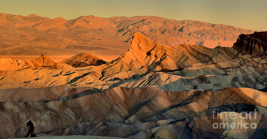 Death Valley Photographer Panorama Photograph by Adam Jewell