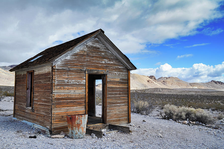 Death Valley Rhyolite House Photograph by Kyle Hanson