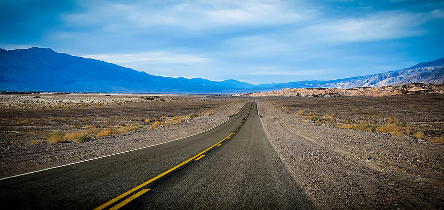 National Parks Photograph - Death Valley Road by Mojave Sunset