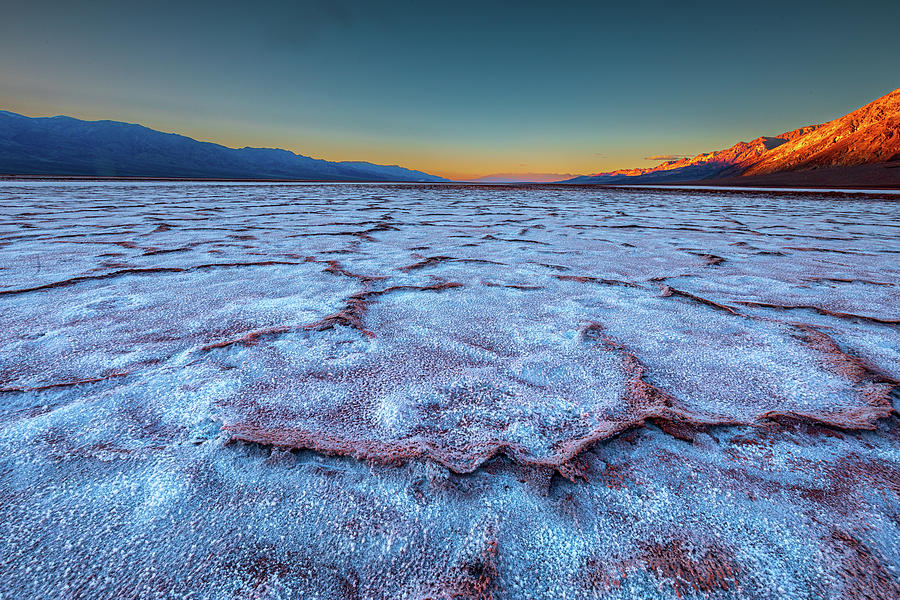 Death Valley Salt Flats Photograph by Peter Tellone