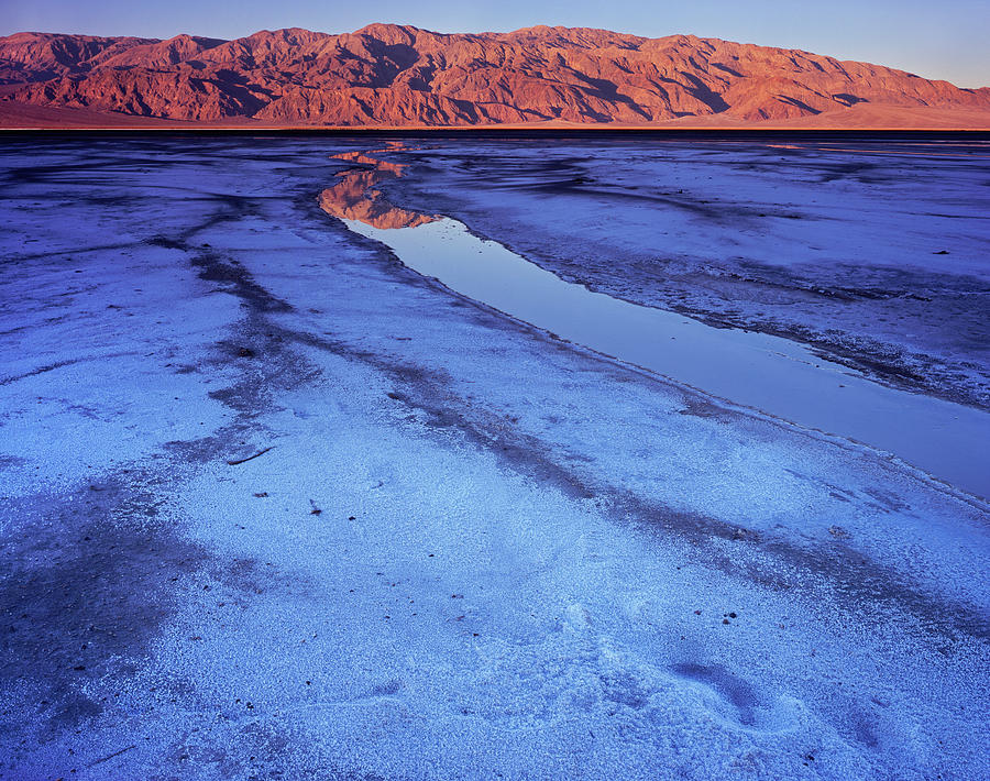 Death Valley Salt Stream 4 Photograph by Tom Daniel