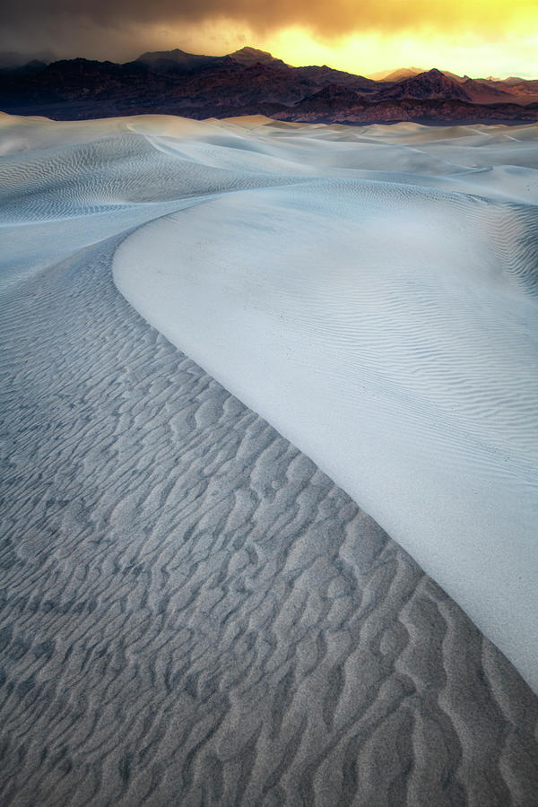 Death Valley Sand Dune Sunset Photograph by Michael Ash