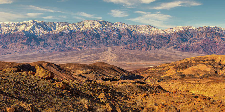 Death Valley - Sea Level to Snow Peaks Photograph by Kenneth Everett