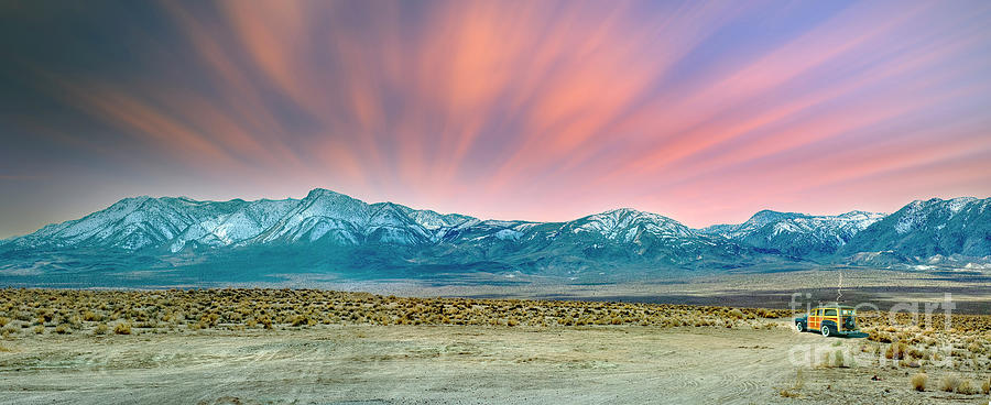 Death Valley Sunrise Panoramic Photograph by David Zanzinger