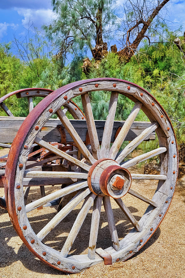 Death Valley Wagon Wheel Photograph by Kyle Hanson