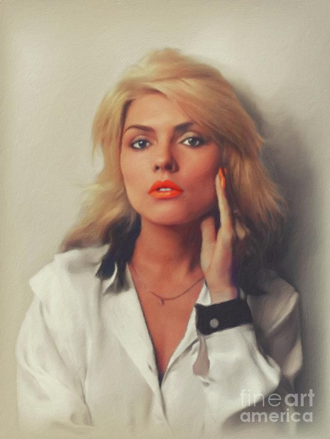 Blondie Painting - Debbie Harry, Music Icon by Esoterica Art Agency