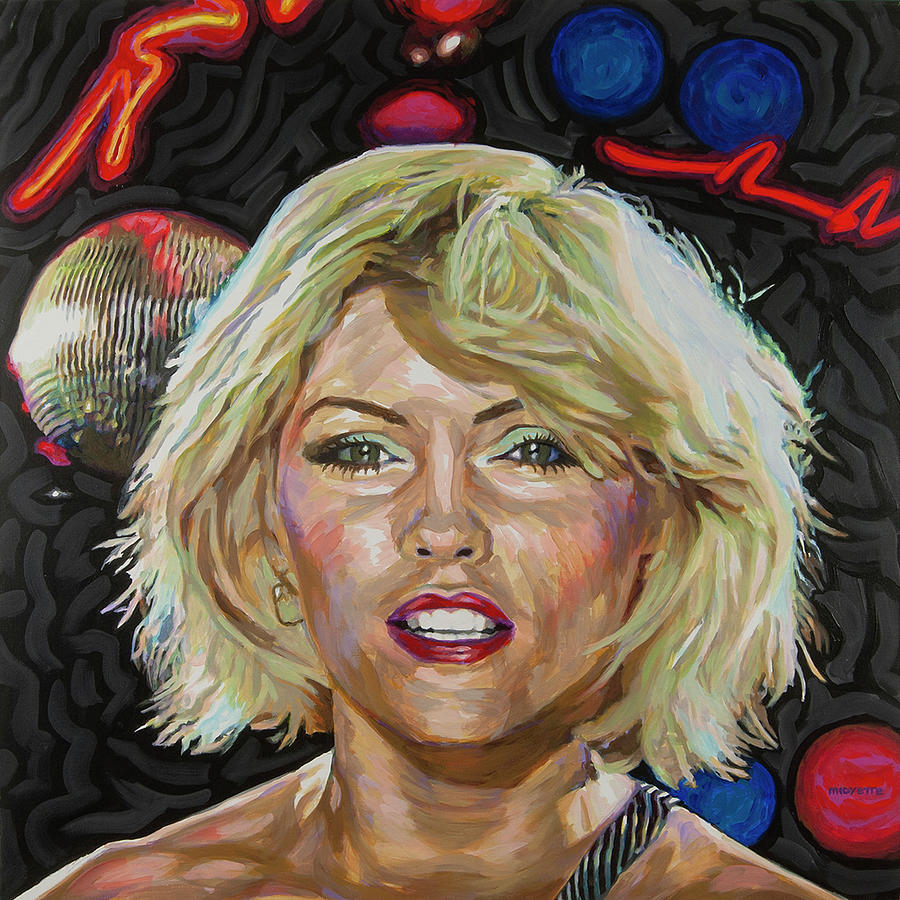 Debbie Harry of Blondie Painting by Tommy Midyette
