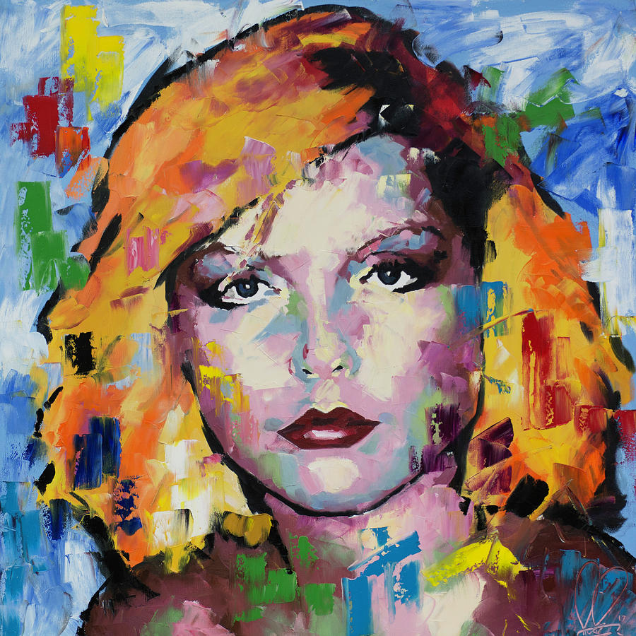 Debbie Harry Painting by Richard Day