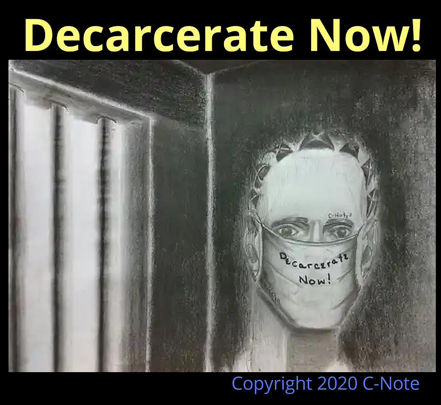 Decarcerate Now Poster Drawing by C-Note