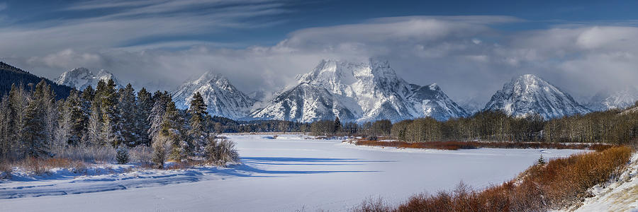 December At Oxbow Bend Photograph
