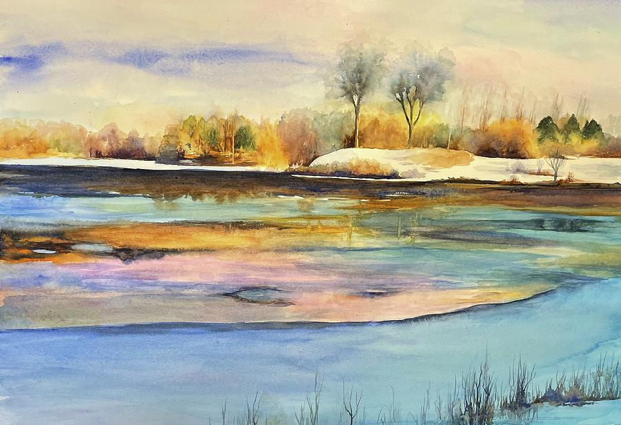 December Morn Painting by Brenda Beck Fisher
