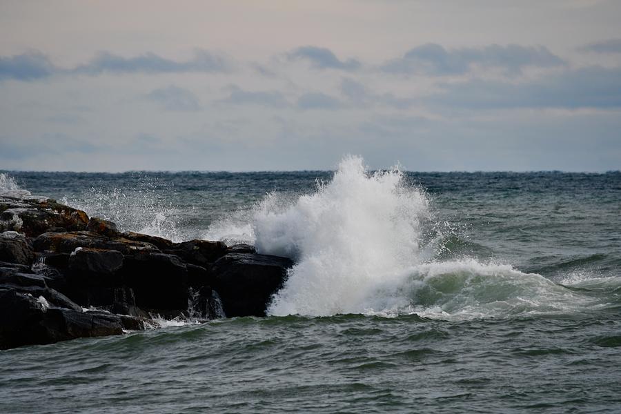 Decembers Angry Waves Photograph by Hella Buchheim | Fine Art America