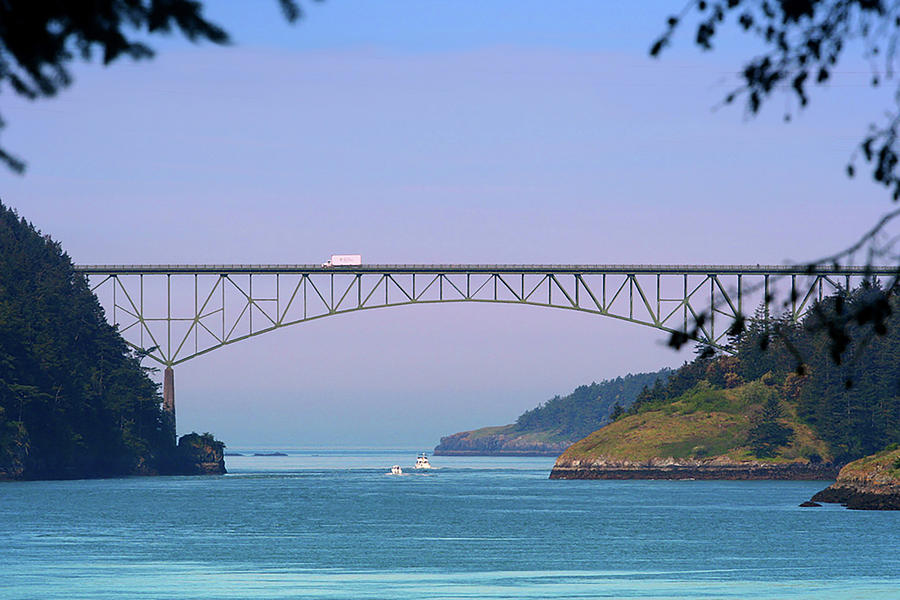 Deception Pass Bridge DP6 Photograph by Mary Gaines