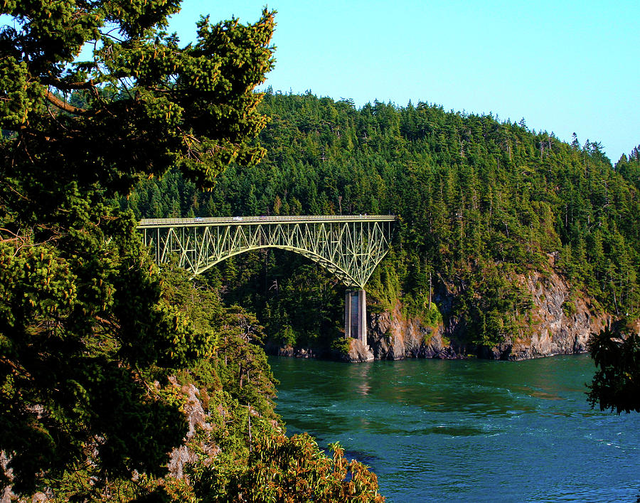 Deception Pass Bridge IV Photograph by Mary Gaines