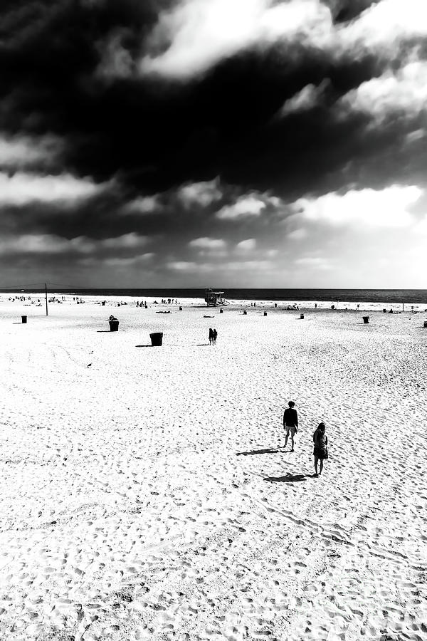 Decisions at Santa Monica Beach Photograph by John Rizzuto