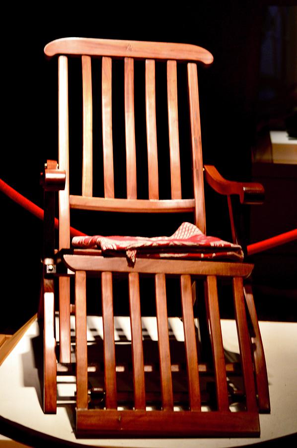 Deck Chair on the Titanic Photograph by Warren Thompson Fine Art America