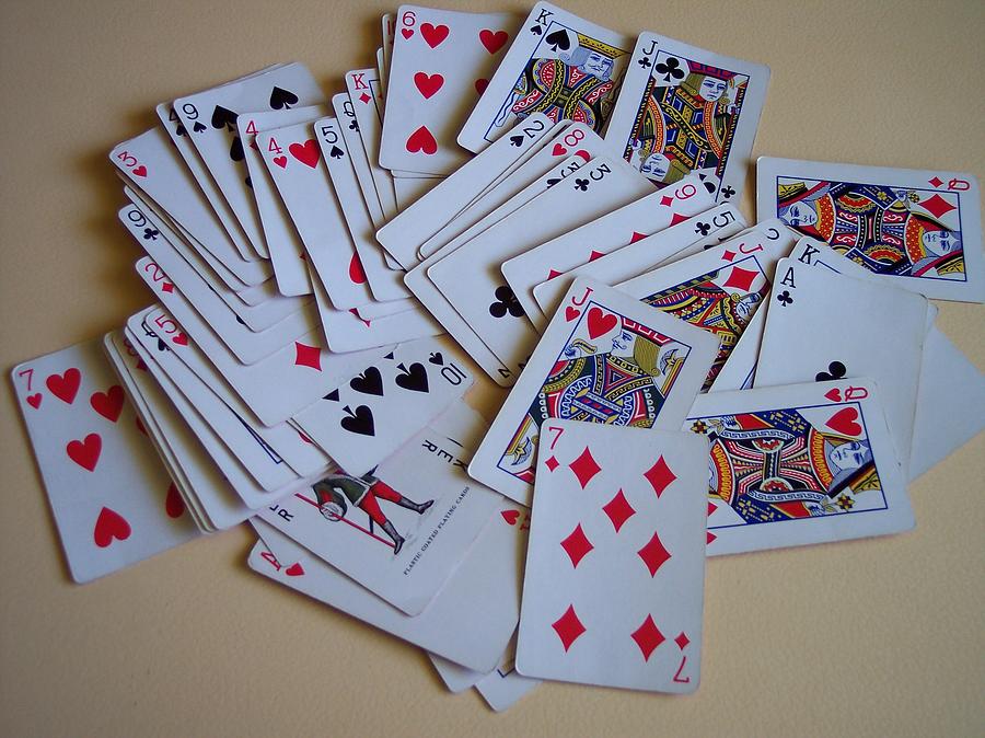 Deck Of Cards Photograph By Marlene Challis - Fine Art America