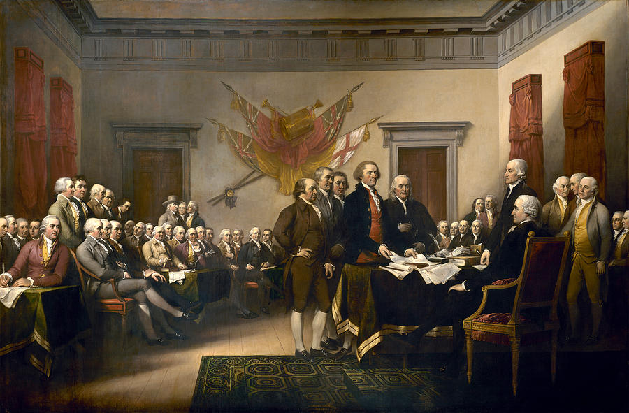 Declaration of Independence 1818 Painting by John Trumbull