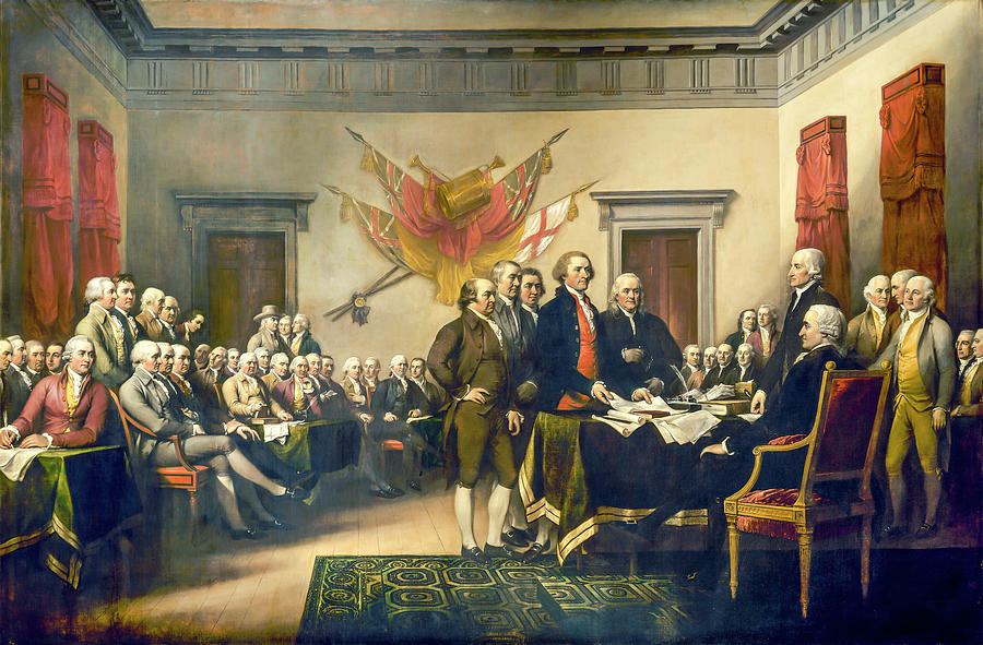 visual representation of the declaration of independence