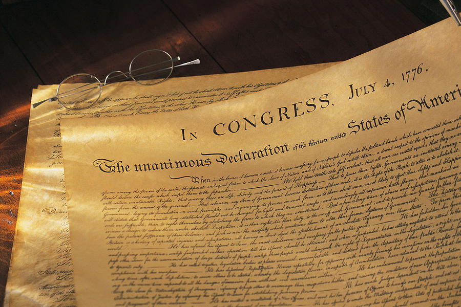 Declaration of Independence Photograph by Comstock