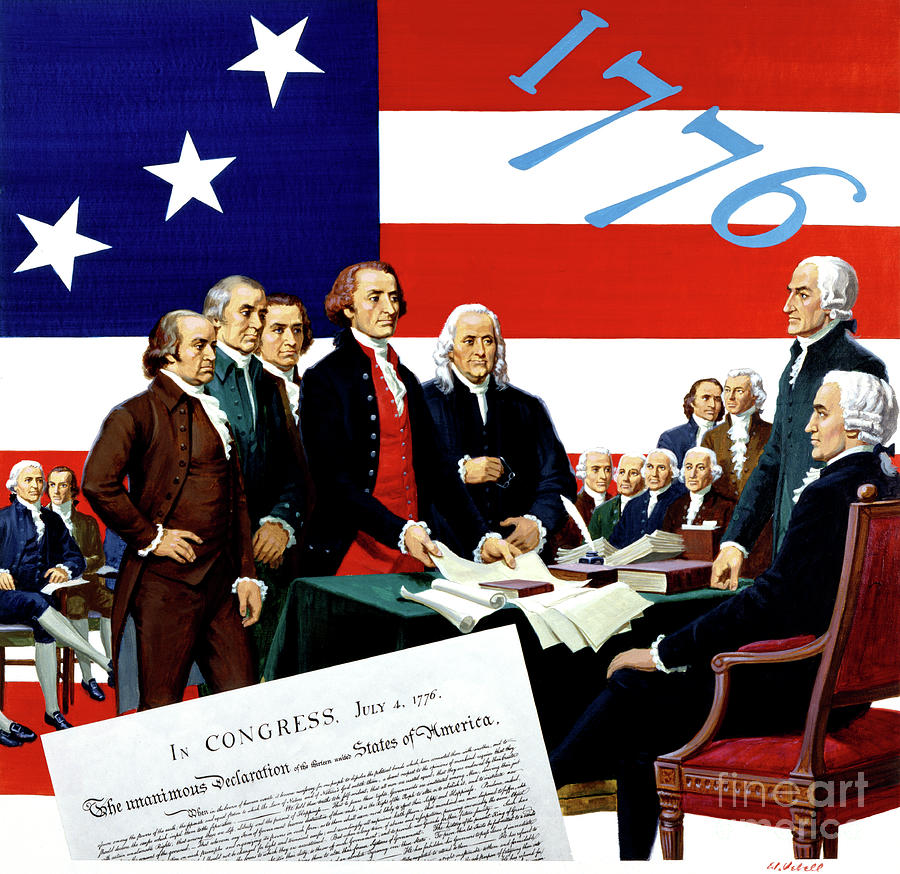 declaration of independence painting mssing