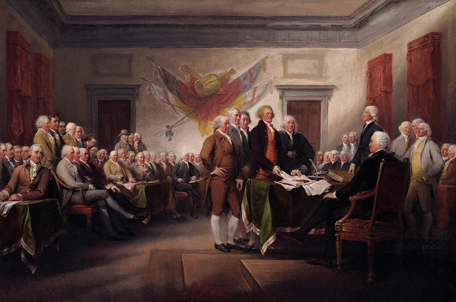 declaration of independence july 4 1776 by john trumbull