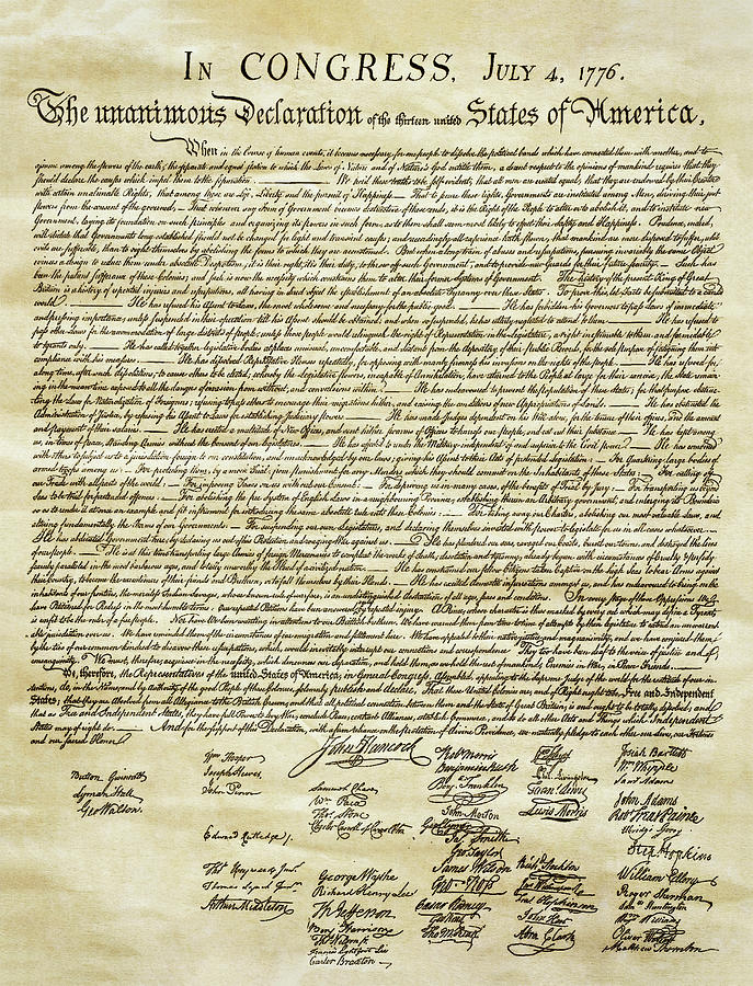 Declaration of Independence Digital Art by Lewardeen - Fine Art America