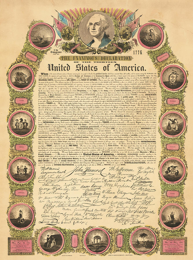 Declaration of Independence The Unanimous Declaration of the Thirteen ...