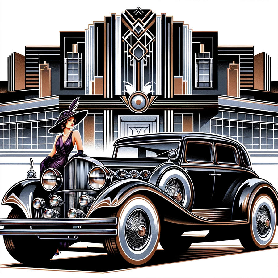 Deco Rolls Digital Art By Gary Greer Fine Art America