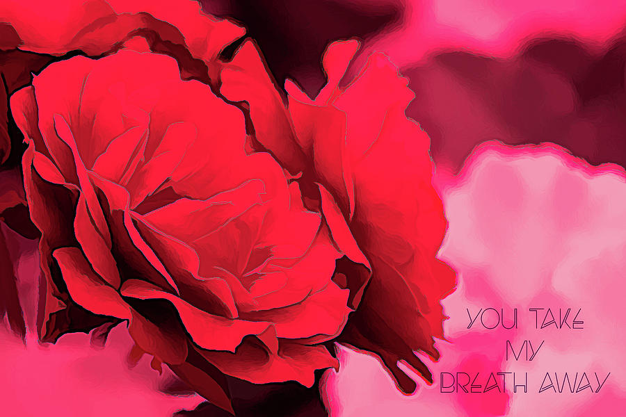 Deco Rose Digital Art by LGP Imagery