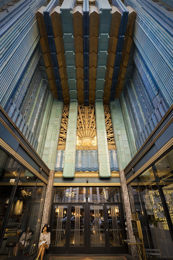 Deco Vibes at the Eastern Columbia Building Photograph by Christine Ley