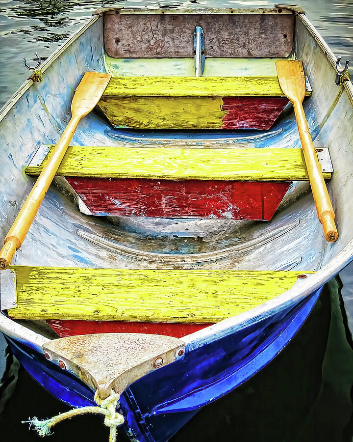 Decorative boat Photograph by Tatiana Travelways