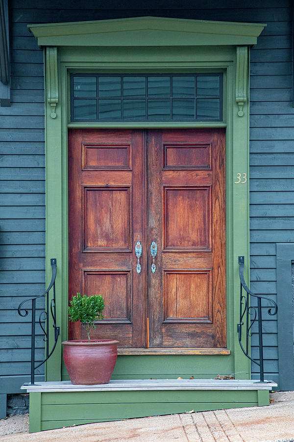 Decorative Door in Nova Scotia Photograph by Robert J Wagner