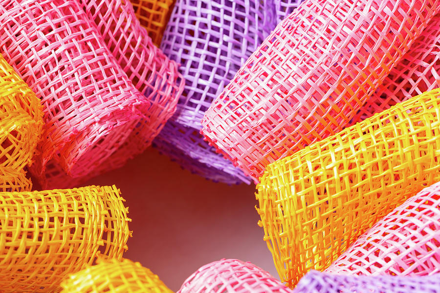 Decorative Easter Mesh Photograph by SR Green