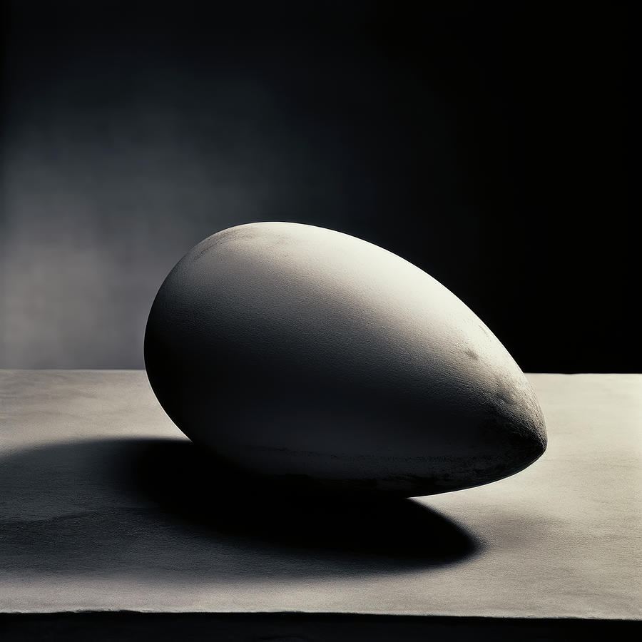 Decoy Wooden Laying Egg Digital Art by YoPedro