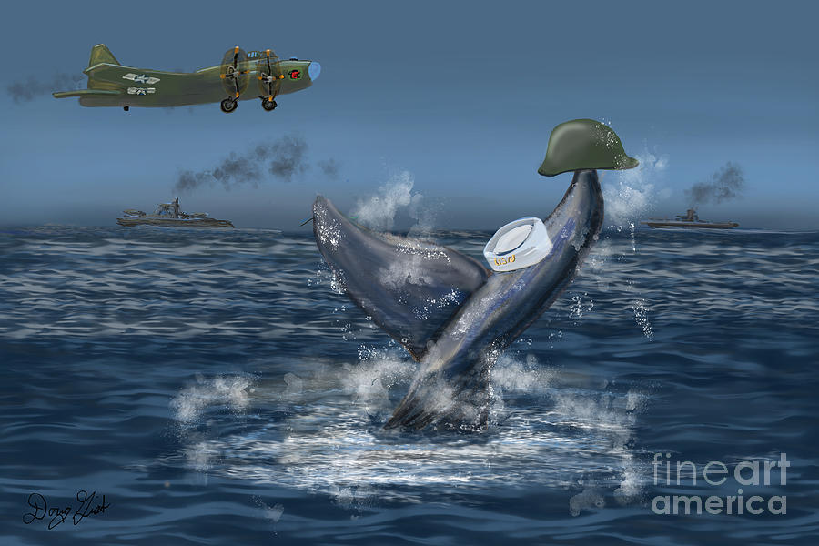 Dedicated to Those Serving at Sea Digital Art by Doug Gist