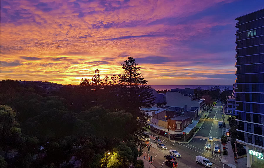 Dee Why Sunrise With Clouds Photograph by Andre Petrov