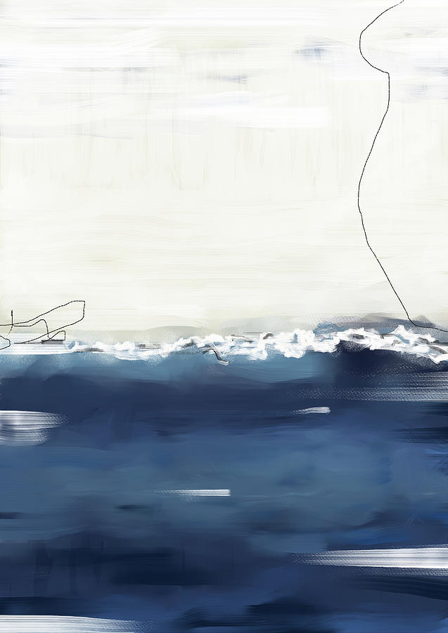 Deep Blue Ocean Painting