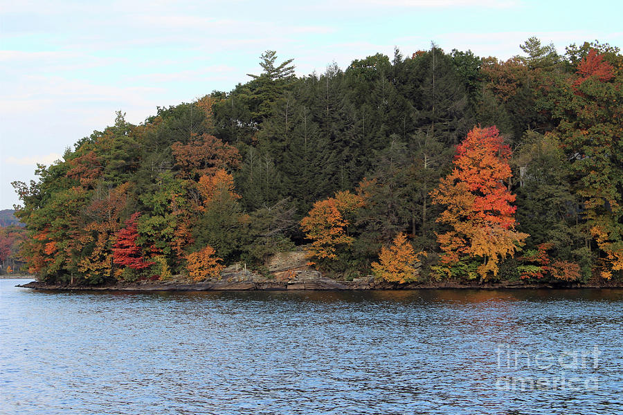 Deep Creek Lake in Autumn Photograph by Dan O'Neill - Fine Art America