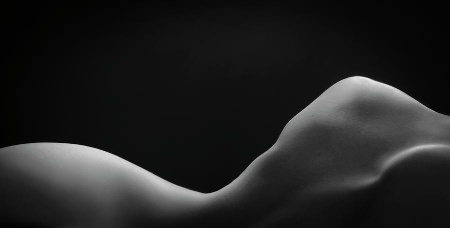 Deep Curve - Art Nude Photograph by Susanne Catherine