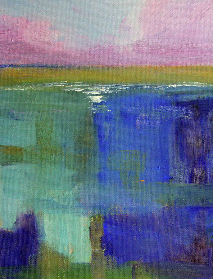 Deep End of the Ocean Painting by Nancy Merkle