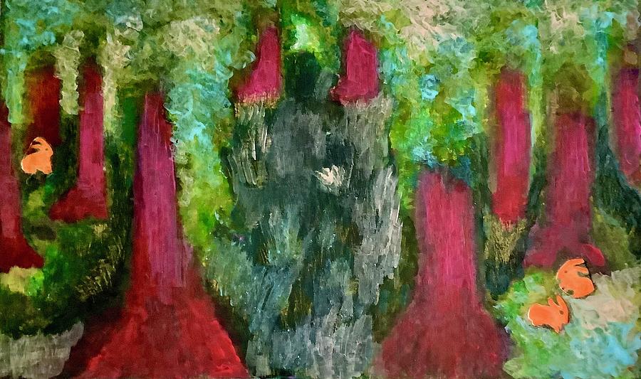 Deep Forest Painting by George Plath