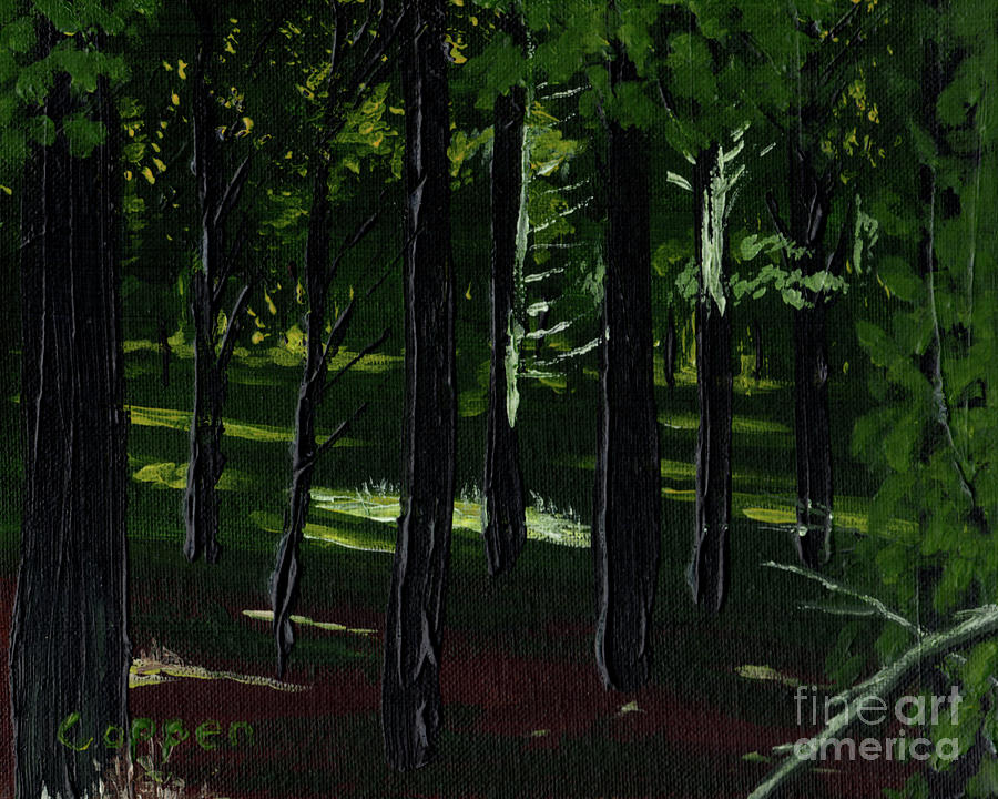 Deep in the Woods Painting by Robert Coppen