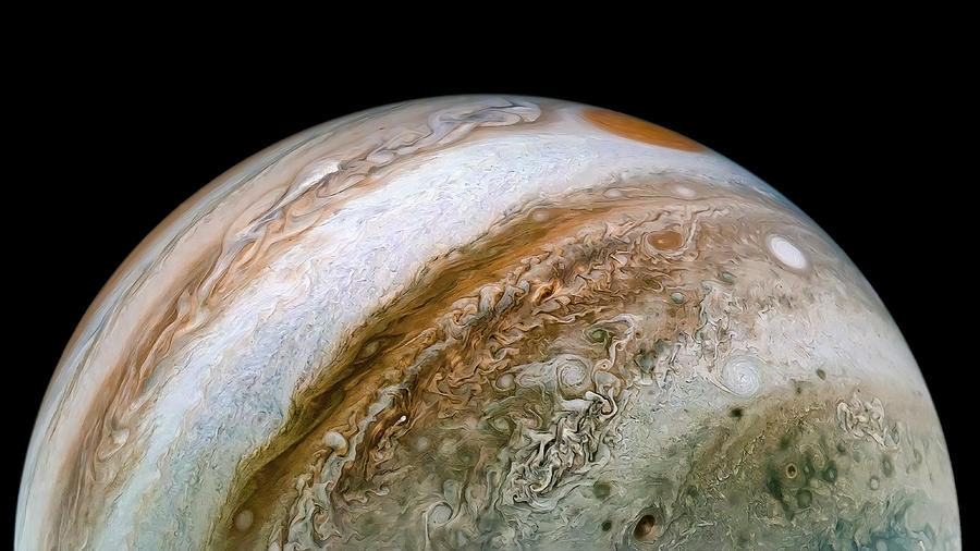 Deep Jet Streams In Jupiters Atmosphere Photograph