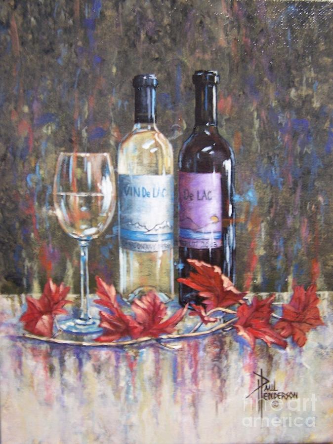 Deep Lake Wine II Painting