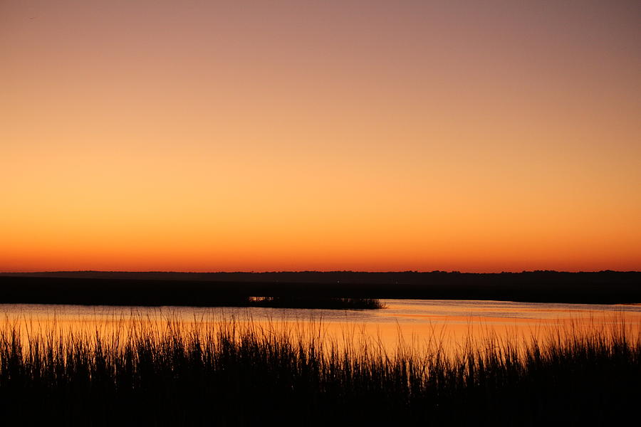Deep Orange Sunset Photograph by Cynthia Guinn