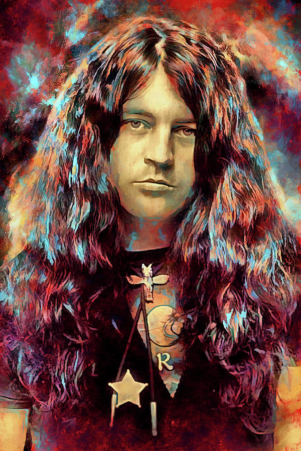 Deep Purple Ian Gillan Art Highway Star by James West Mixed Media by ...